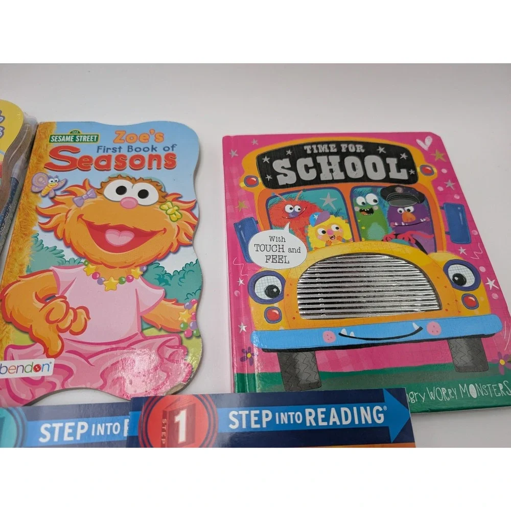 Sesame Street Beginnings Board Books Learning Book Lot Toy Story Elmo